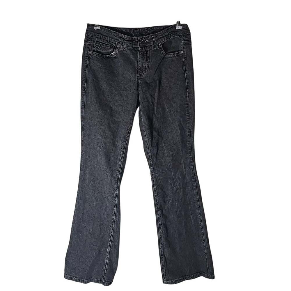 Tommy Hilfiger Classic Hope Boot Cut Jeans Womens Size 8 Black Mid Rise